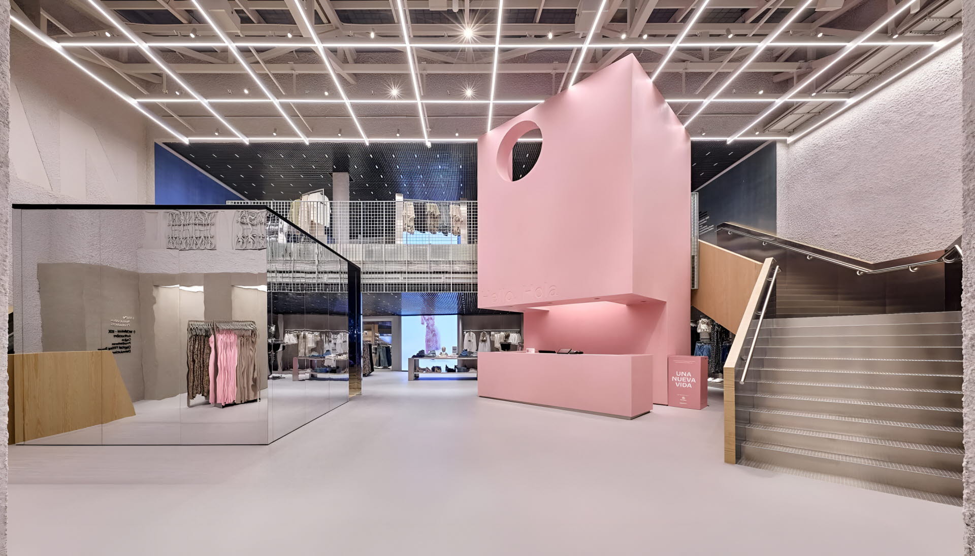 PORCELANOSA сотрудничает с BERSHKA в своих новых флагманских магазинах